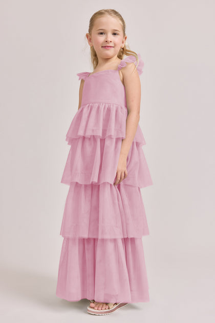 Juniors Poppy Tulle Dress | Made To Order | Perfect Pink