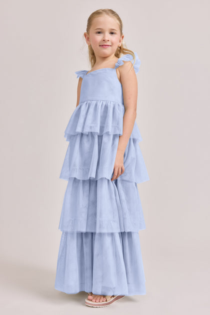 Juniors Poppy Tulle Dress | Made To Order | Periwinkle