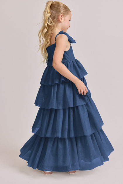 Juniors Poppy Tulle Dress | Made To Order | Romantic Blue