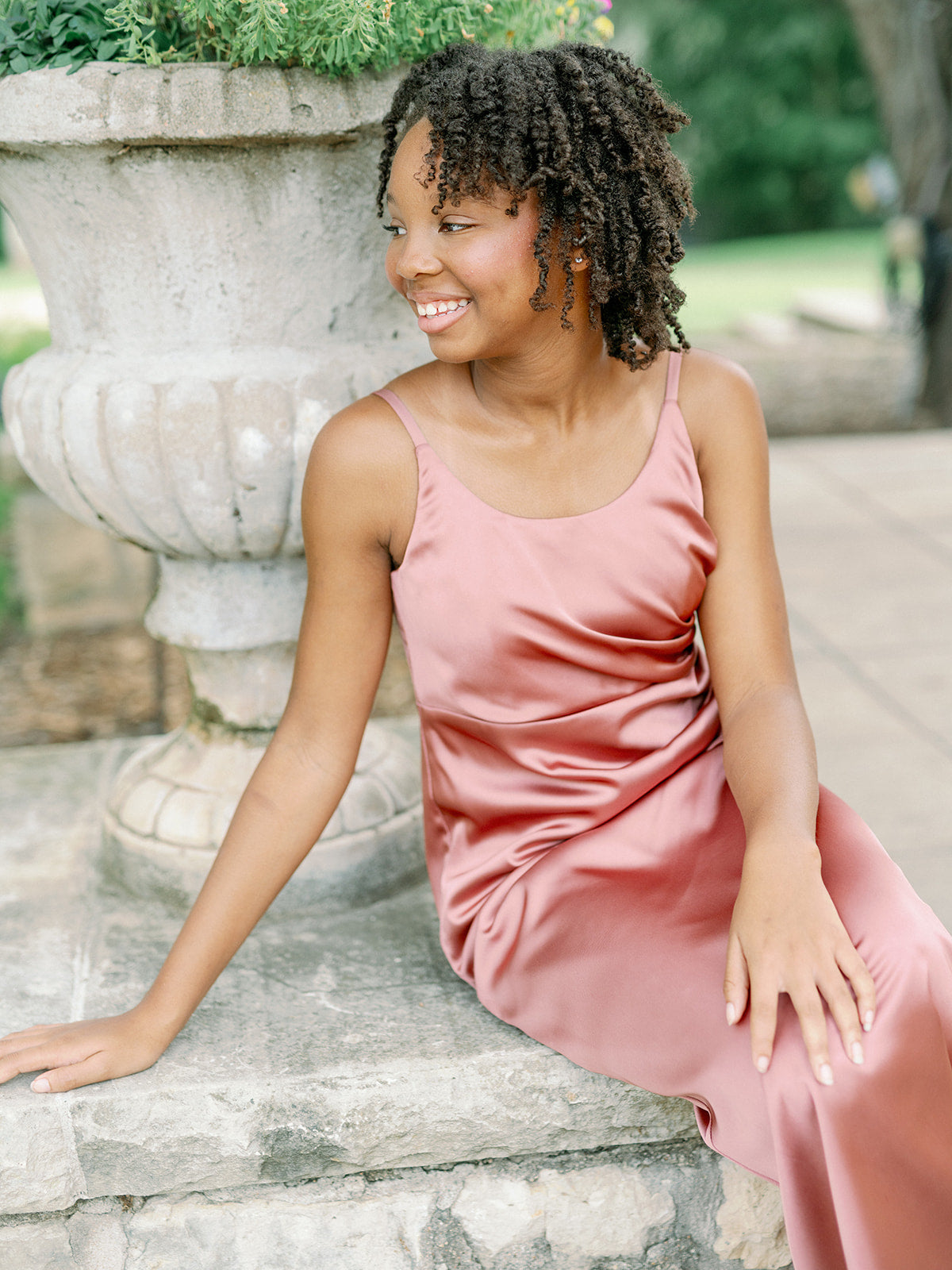 rory satin dress revelry Rory Satin Dress