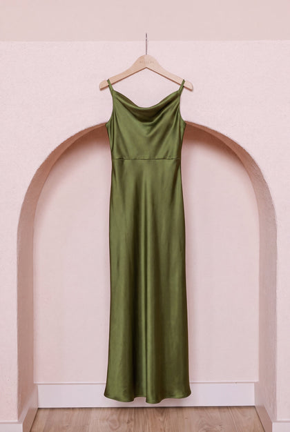 Juniors Skye Satin Dress | Made To Order | Fern