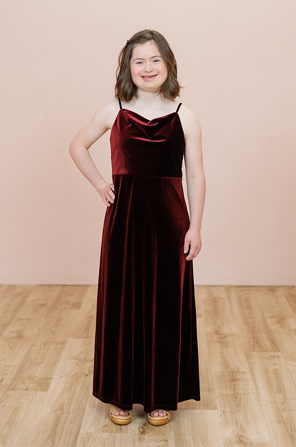Juniors Skye Velvet Dress