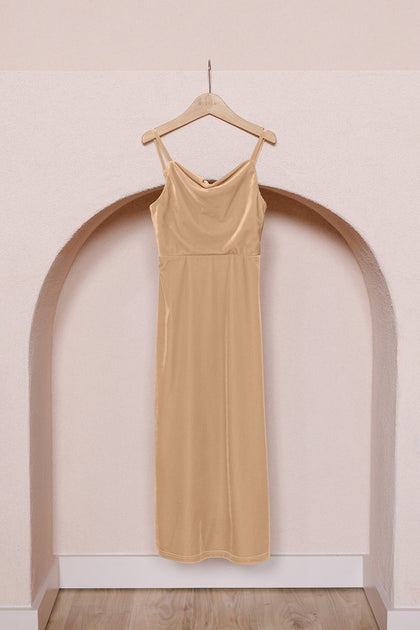 Kids Skye Velvet Dress | Made To Order | Champagne
