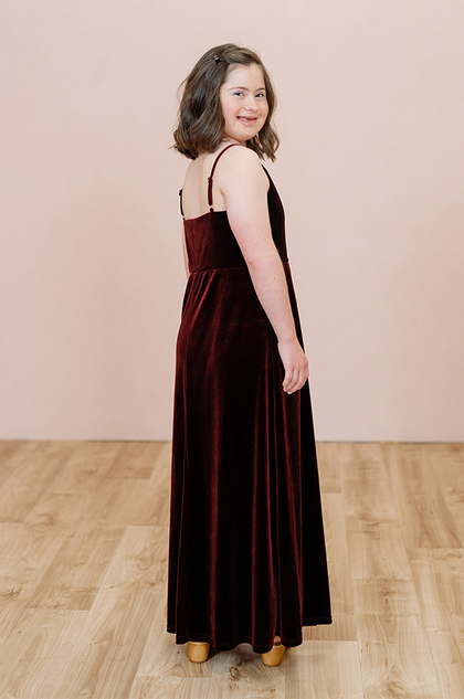 Model: Presley; Size: J12; Color: Burgundy