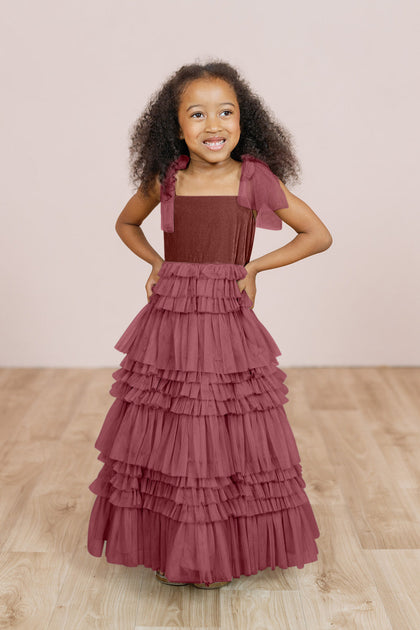 Model: Marleese; Size: 4T; Color: Dusty Rose/Rosewood