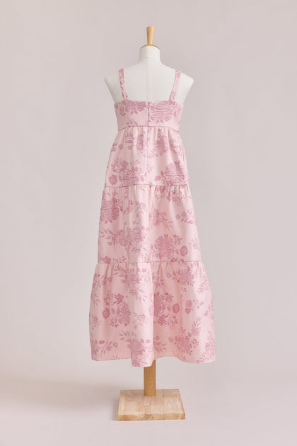 Juniors Winslet Jacquard Dress | Made To Order | Pink
