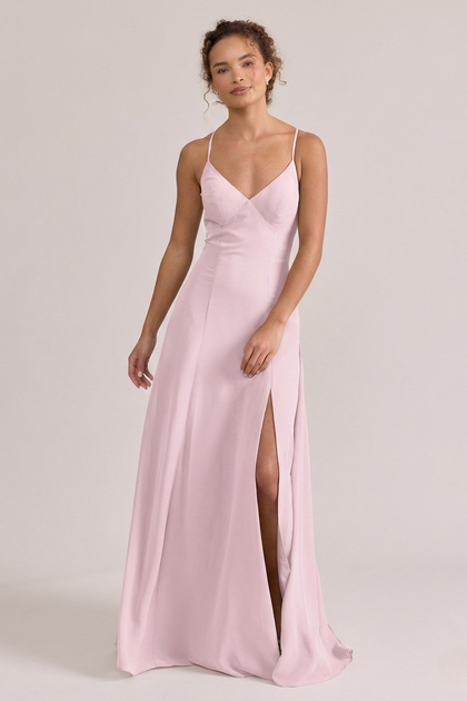 Karsyn Chiffon Dress | Made To Order | Blush Pink