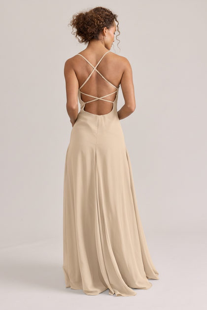 Karsyn Chiffon Dress | Made To Order | Champagne