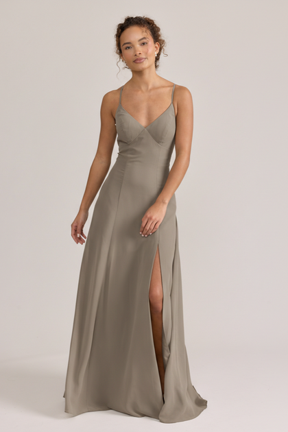 Karsyn Chiffon Dress | Made To Order | Latte
