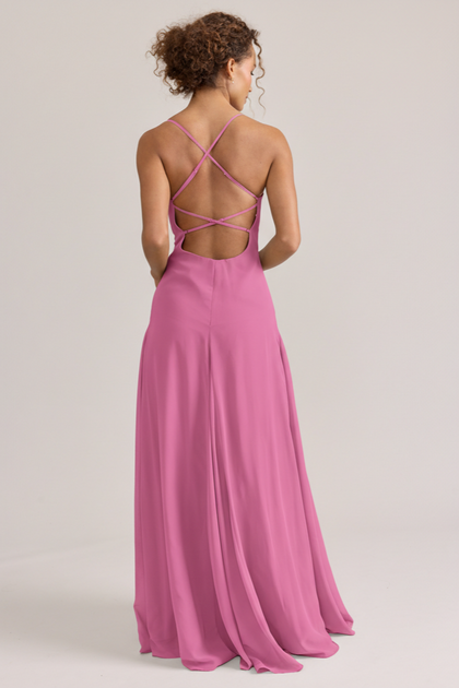 Karsyn Chiffon Dress | Made To Order | Malibu Pink