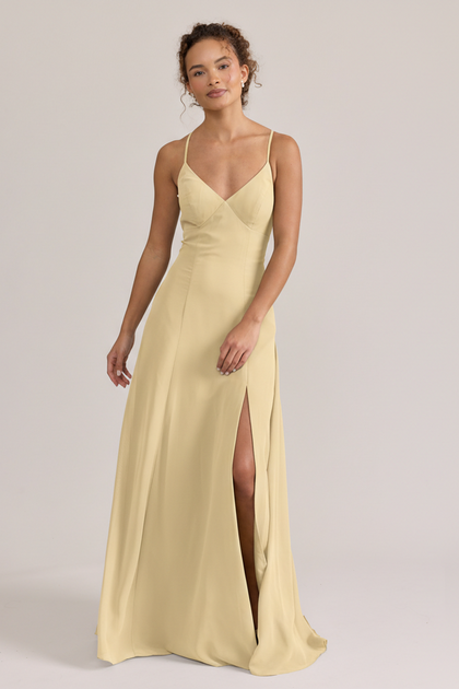 Karsyn Chiffon Dress | Made To Order | Yellow