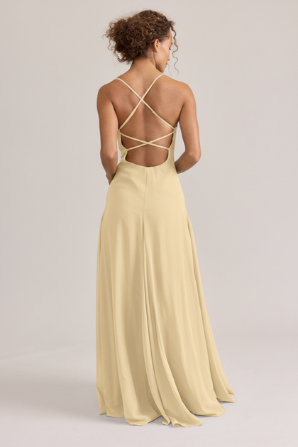 Karsyn Chiffon Dress | Made To Order | Yellow