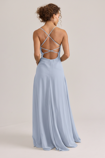 Karsyn Chiffon Dress | Made To Order | Periwinkle