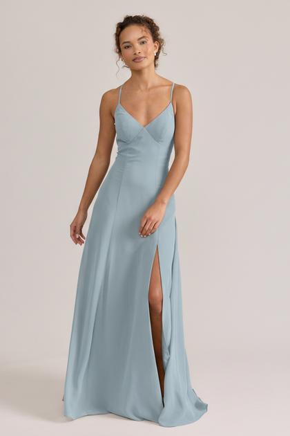 Karsyn Chiffon Dress | Made To Order | Sky Blue