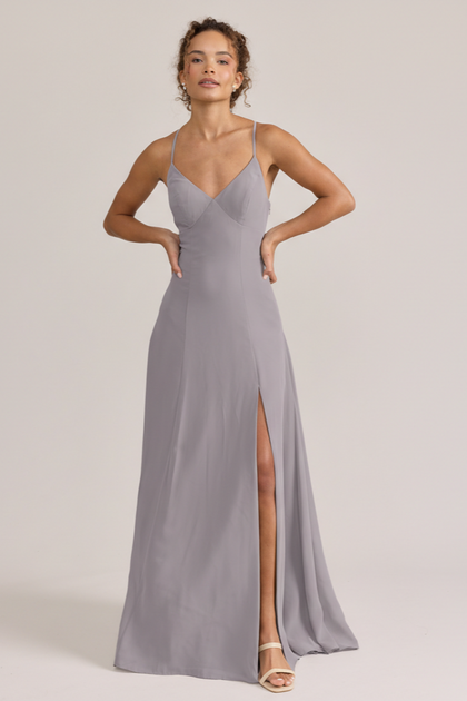 Karsyn Chiffon Dress | Made To Order | Wisteria
