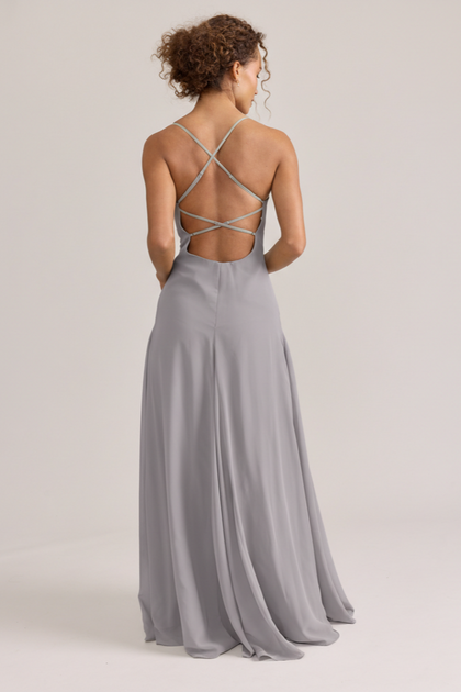 Karsyn Chiffon Dress | Made To Order | Wisteria