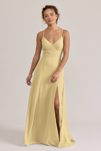 Karsyn Chiffon Dress | Made To Order | Yellow