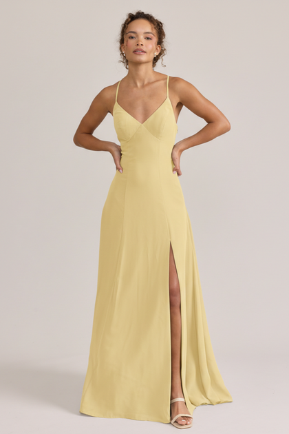 Karsyn Chiffon Dress | Made To Order | Yellow