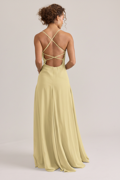 Karsyn Chiffon Dress | Made To Order | Yellow