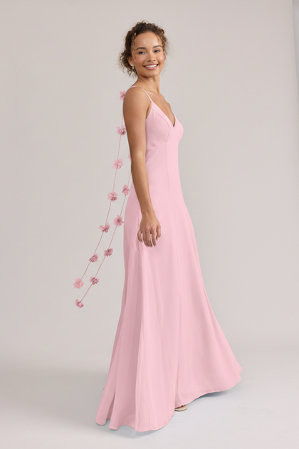 Karsyn Luxe Chiffon Dress | Made To Order | Perfect Pink