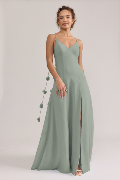 Karsyn Luxe Chiffon Dress | Made To Order | Sage