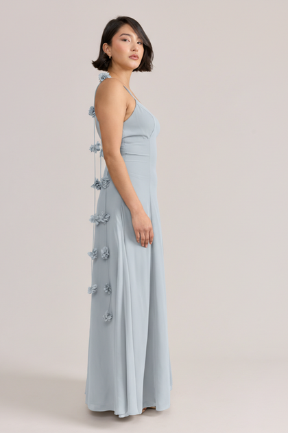 Karsyn Luxe Chiffon Dress | Made To Order | Sky Blue