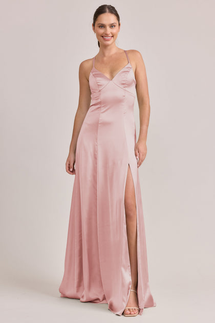 Karsyn Satin Dress | Made To Order | Blushing Bride