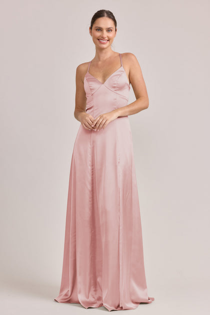 Karsyn Satin Dress | Made To Order | Blushing Bride