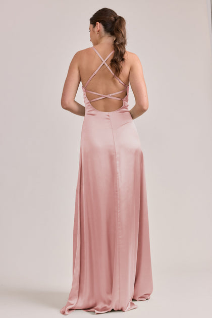 Karsyn Satin Dress | Made To Order | Blushing Bride