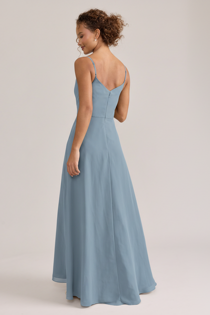 Kate Chiffon Dress | French Blue