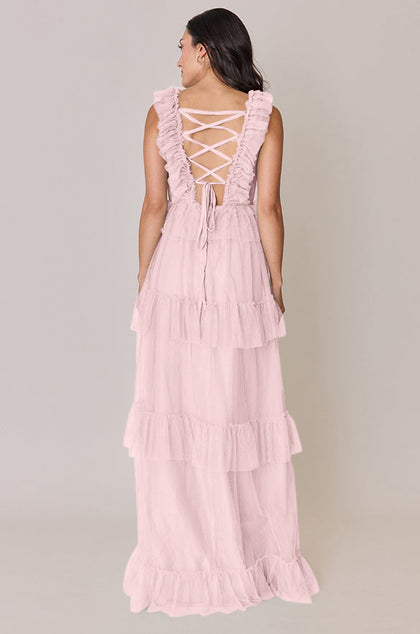 Keelie Tulle Dress | Made To Order | Baby Pink