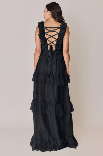 Keelie Tulle Dress | Made To Order | Black
