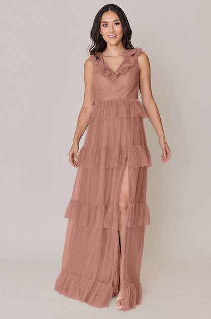 Keelie Tulle Dress | Made To Order | Desert Rose