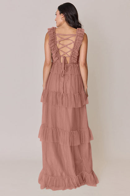Keelie Tulle Dress | Made To Order | Desert Rose