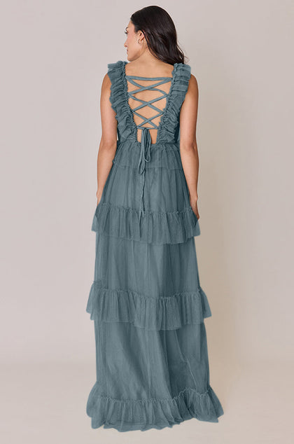 Keelie Tulle Dress | Made To Order | Eucalyptus