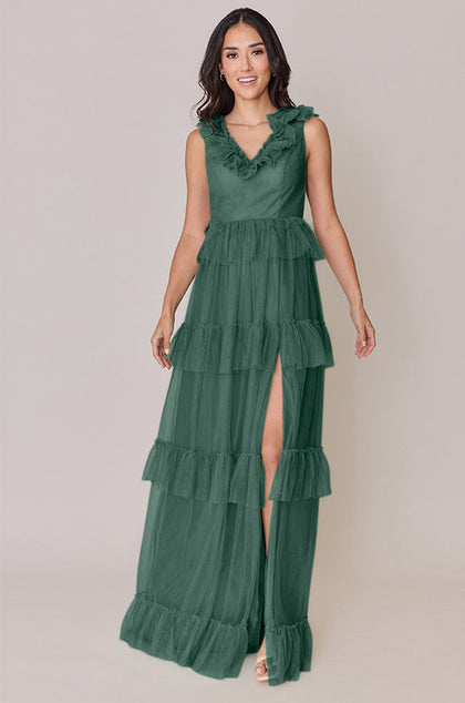 Keelie Tulle Dress | Made To Order | Greenery