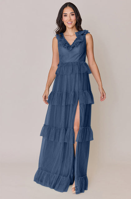 Keelie Tulle Dress | Made To Order | Romantic Blue