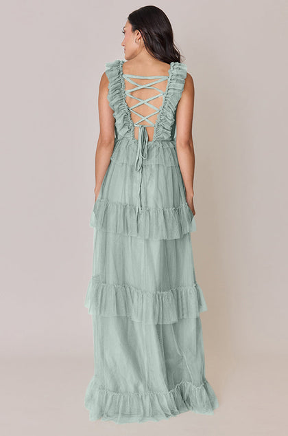 Keelie Tulle Dress | Made To Order | Sage