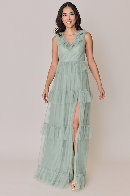 Keelie Tulle Dress | Made To Order | Sage