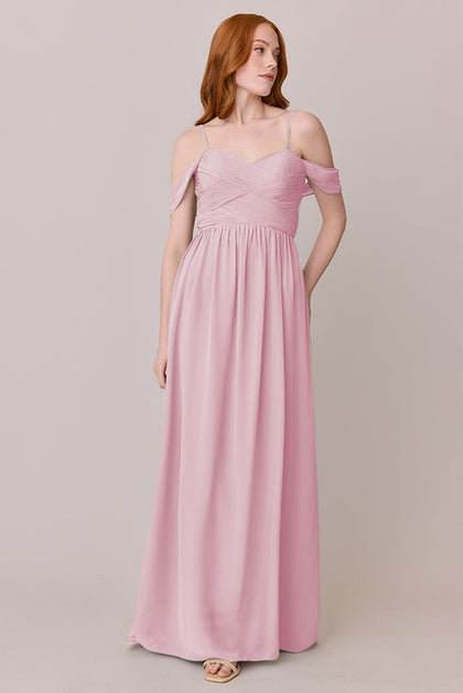 Kennedy Chiffon Convertible Dress | Made To Order | Blush Pink
