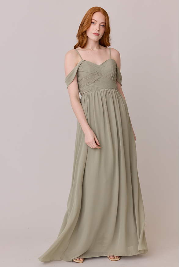 Kennedy Chiffon Convertible Dress | Made To Order Eucalyptus Kennedy Chiffon Convertible Dress | Made To Order Eucalyptus