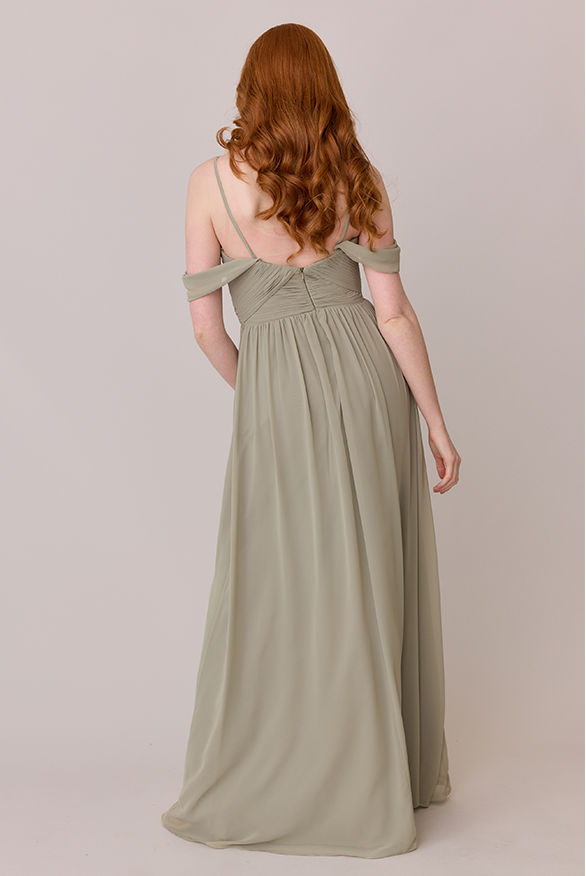 Kennedy Chiffon Convertible Dress | Made to Order Eucalyptus Kennedy Chiffon Convertible Dress | Made to Order Eucalyptus