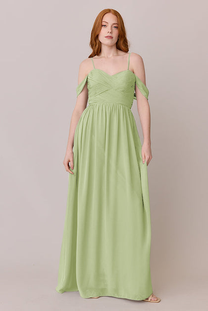 Kennedy Chiffon Convertible Dress | Made To Order | Matcha