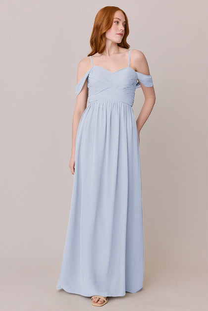 Kennedy Chiffon Convertible Dress | Made To Order | Periwinkle
