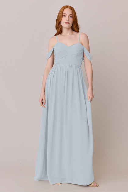 Kennedy Chiffon Convertible Dress | Made To Order | Sky Blue