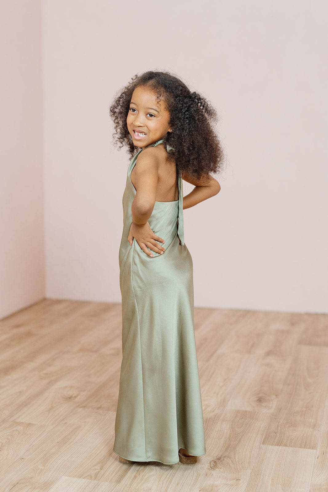 Kids Athena Satin Dress | Made To Order Dusty Plum Kids Athena Satin Dress | Made To Order Dusty Plum