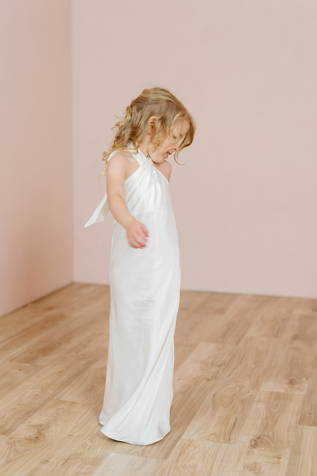 Kids Athena Satin Dress