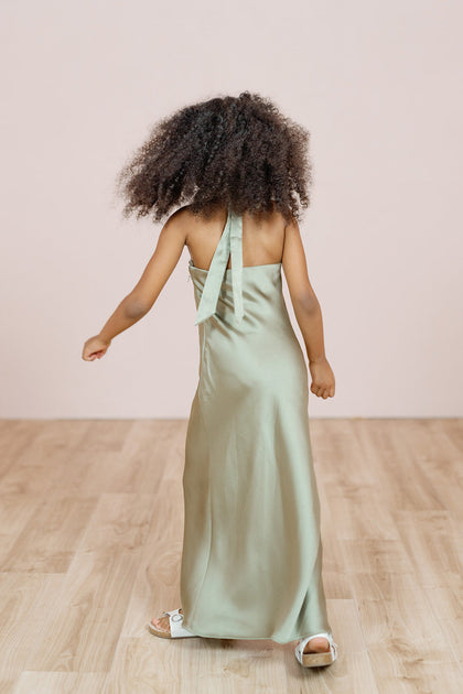 Model: Marleese; Size: 4T; Color: Silver Sage