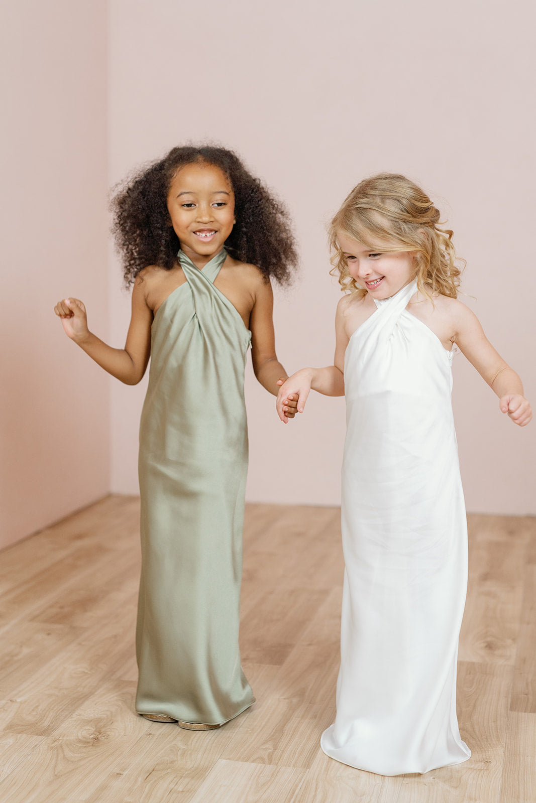 Kids Athena Satin Dress | Made To Order Dusty Plum Kids Athena Satin Dress | Made To Order Dusty Plum
