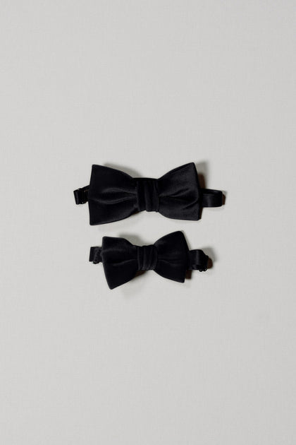 Color: Black; Top: Kids Bowtie; Bottom: Baby Bowtie. Sold Separately.